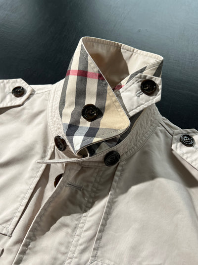 00's Burberry Nova Check Multi Pocket utility Jacket (XL)