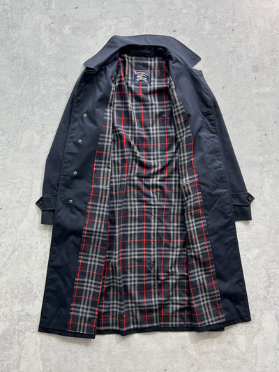 Vintage Burberry nova check mac trench coat (M)