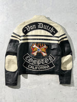 Vintage Von Dutch Leather biker Jacket (S)