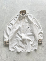 00's Burberry nova check long sleeve shirt (L)