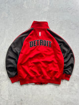 90's Adidas NBA Detroit zip up track jacket (S)