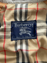 Vintage Burberry nova check Mac trench coat (Womens S)