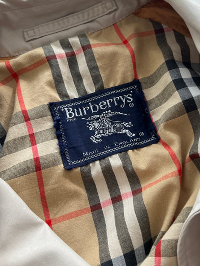 Vintage Burberry nova check Mac trench coat (Womens S)