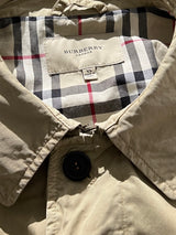 90's Burberry Nova Check Trench Coat / Mac (XL)