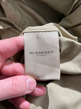 90's Burberry Nova Check Trench Coat / Mac (XL)