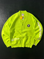 Brand New AAPE By a Bathing Ape Embroidered Knitted Cardigan (S)