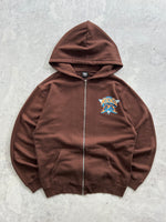 90's Stussy heavyweight zip up hoodie (L)