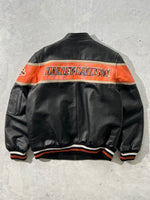 Vintage Harley Davidson Leather Motorcycle Jacket (M)