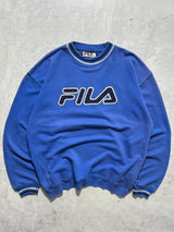 90's Fila Spell Out Crewneck Sweatshirt (XL)