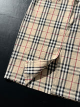 Vintage Burberry Nova Check Front Split Skirt (Women's UK 12)