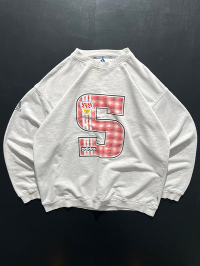 90's Adidas Stuttgart Crewneck Sweatshirt (L)