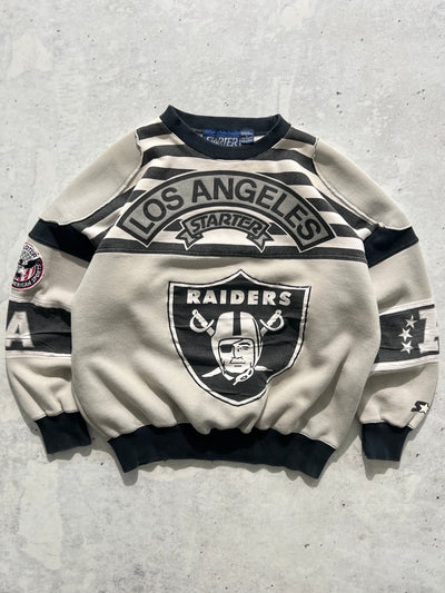 90's LA Raiders Starter AOP Heavyweight Sweatshirt (L)