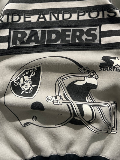 90's LA Raiders Starter AOP Heavyweight Sweatshirt (L)