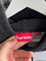 AW/17 Supreme heavyweight Blocked Spell Out Hoodie (M)