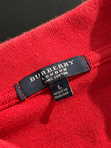 00's Burberry Nova Check Polo Shirt (M)