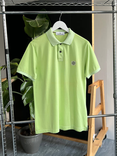 Stone Island Patch Logo Polo Shirt (M)