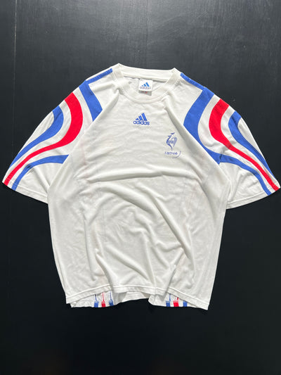 90's Adidas France centre logo T Shirt (XL)