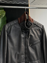 AW/09 CP Company Leather Bomber Jacket (S)