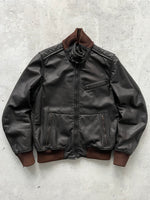 AW/09 CP Company Leather Bomber Jacket (S)