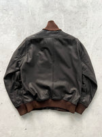 AW/09 CP Company Leather Bomber Jacket (S)