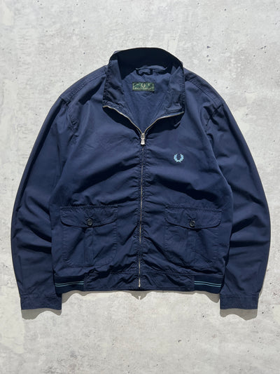 90's Fred Perry heavy twill cotton Harrington Jacket (M)