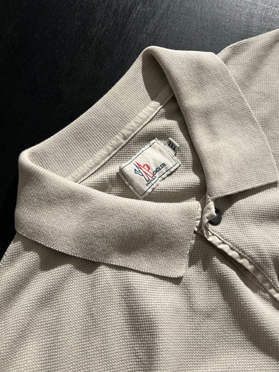 00's Moncler pique cotton Polo Shirt (XL)