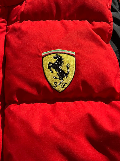 2000 Ferrari F1 original merchandise Down Fill Zip Up Gilet (S)