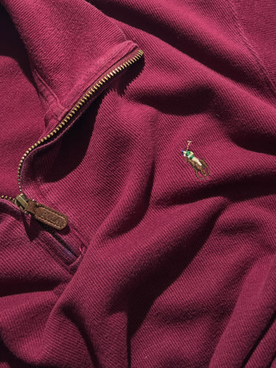 Ralph Lauren 1/4 Zip Pullover Jumper (L)