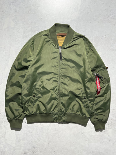 Alpha Industries MA-1 Nylon Bomber Jacket (XXL)