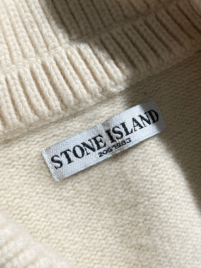 AW/10 Stone Island heavyweight Wool Zip Up Jumper (XXL)