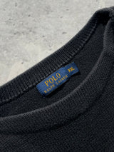 Ralph Lauren Heavyweight Knit 'P' Jumper (XXL)