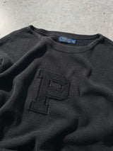 Ralph Lauren Heavyweight Knit 'P' Jumper (XXL)