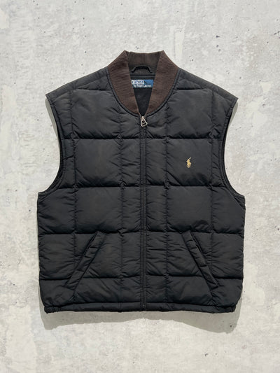 90's Polo Ralph Lauren down fill zip up Gilet (M)