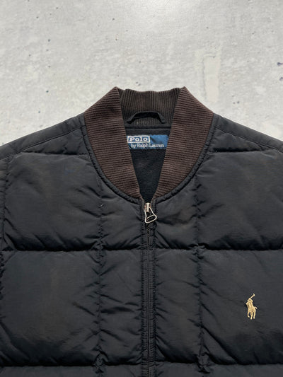 90's Polo Ralph Lauren down fill zip up Gilet (M)