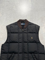 90's Polo Ralph Lauren down fill zip up Gilet (M)