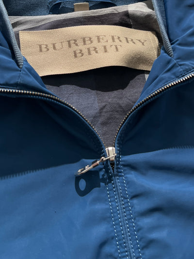 00's Burberry Brit Zip Up Nylon Jacket (M)