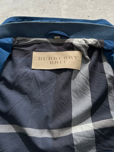 00's Burberry Brit Zip Up Nylon Jacket (M)