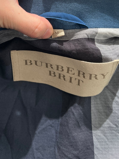 00's Burberry Brit Zip Up Nylon Jacket (M)