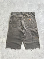 Vintage Carhartt baggy duck canvas shorts (W32)