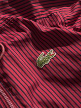 80's Chemise Lacoste Vertical Stripe Zip Up Jacket (M)