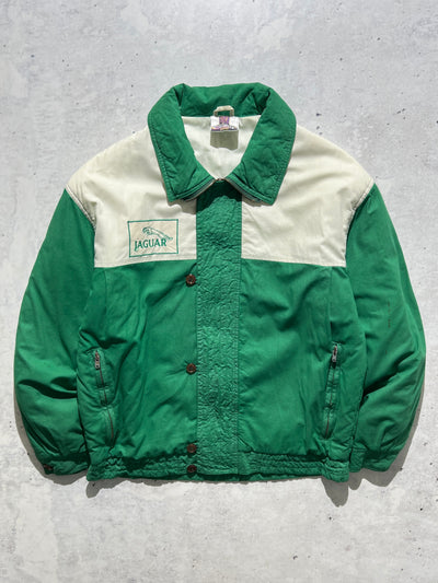 80's Jaguar Zip Up Padded Work Jacket (L)