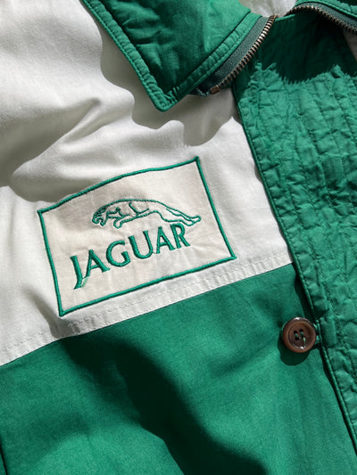 80's Jaguar Zip Up Padded Work Jacket (L)