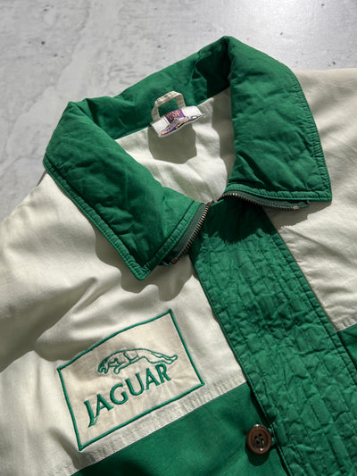 80's Jaguar Zip Up Padded Work Jacket (L)