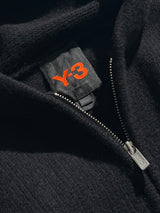 Y-3 Adidas Heavyweight Chunky Knit Zip Up Hoodie (L)