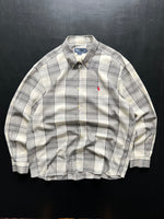 90's Ralph Lauren 'made in USA' Plaid Shirt (XL)