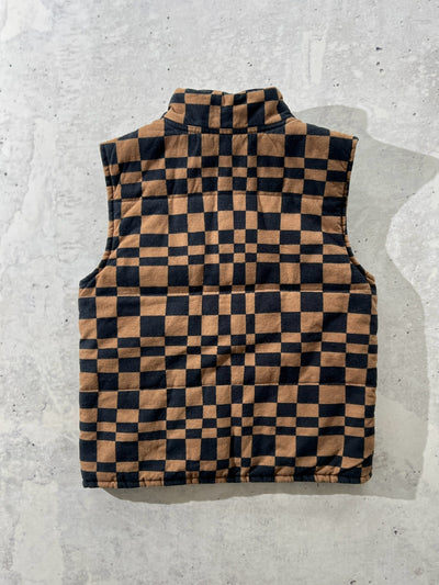 Stussy Sabi Checker Puffer Vest / Gilet (Women's S)