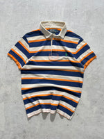 90's Ralph Lauren Stripe Polo Shirt (M)