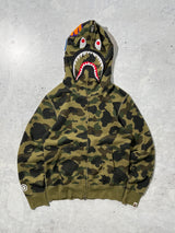 BAPE Full Zip Up Shark Head WGM Hoodie (S)