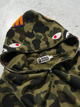 BAPE Full Zip Up Shark Head WGM Hoodie (S)