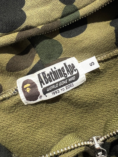 BAPE Full Zip Up Shark Head WGM Hoodie (S)